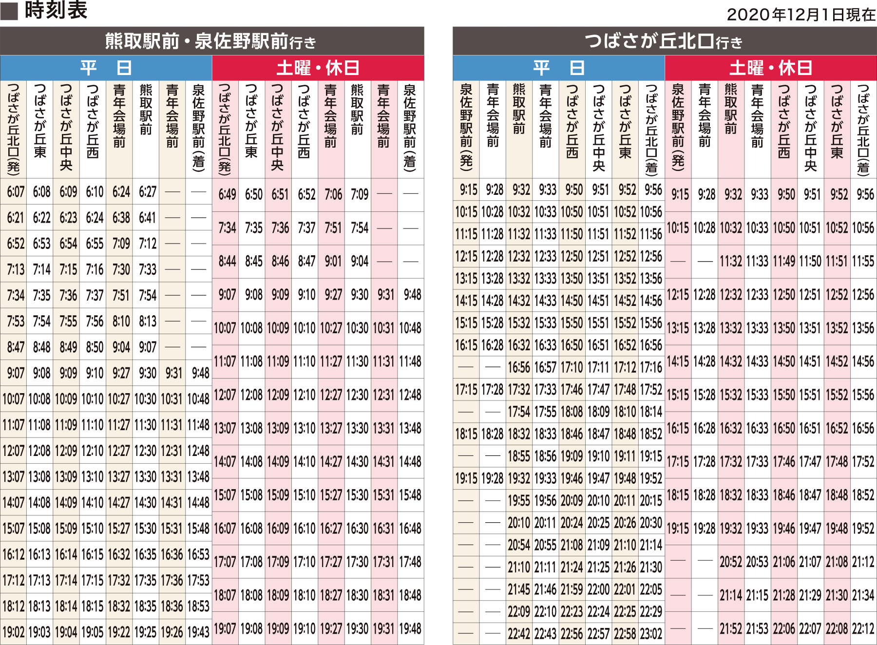 時刻表