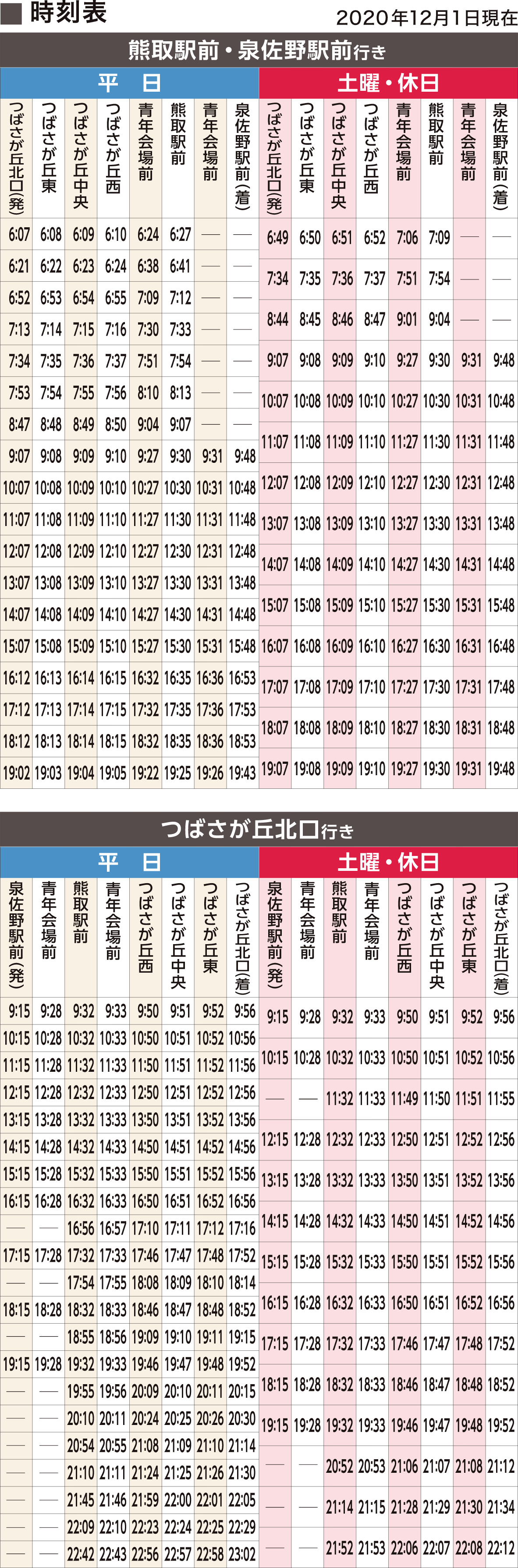 時刻表