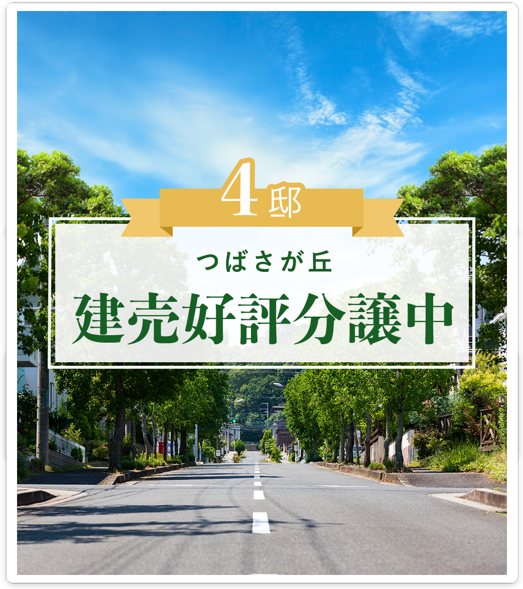 5邸 つばさが丘 建売好評分譲中