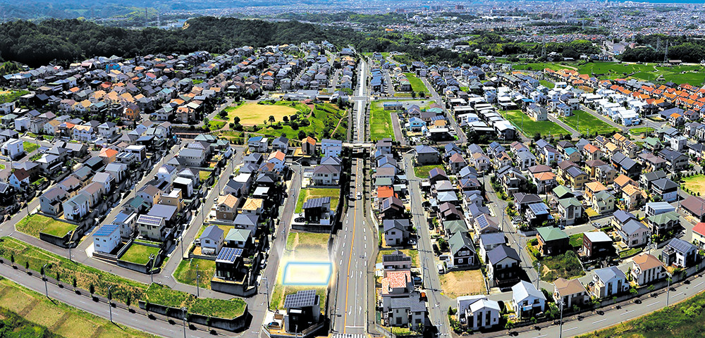 マンスリーリコメンド 2月　つばさが丘の空撮写真